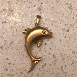 10k gold dolphin charm